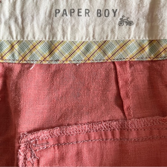 Paper Boy Anthropologie NWOT Coral Peach Wave Walker Straight Skirt Sz 14 - Picture 6 of 7